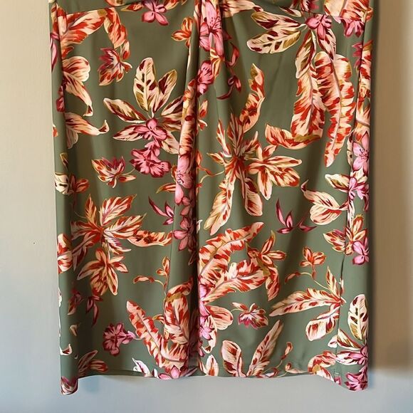 Soft Surroundings Floral Swim Dress Coverup Tropical Size Medium - Picture 5 of 13